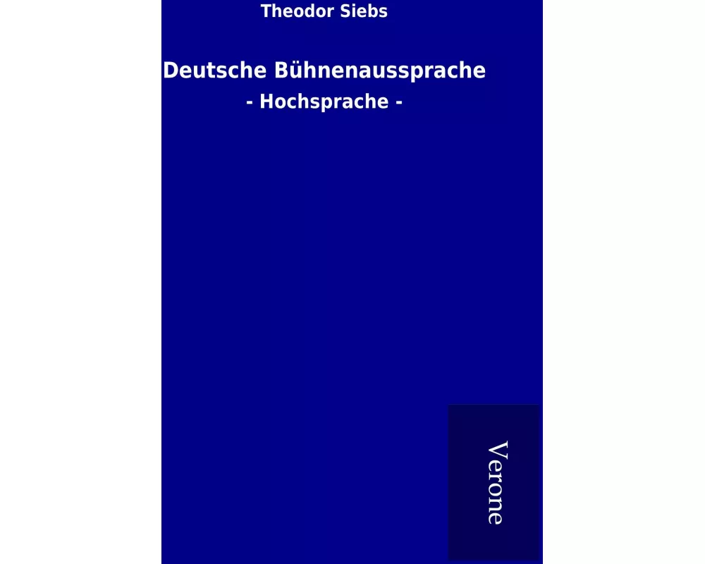 Deutsche Bühnenaussprache