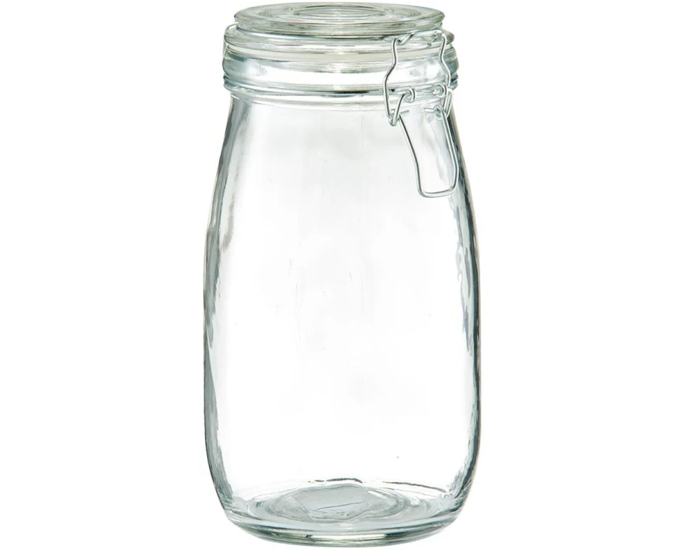 Zeller Present Vorratsglas mit Bügelverschluss 1.45 l