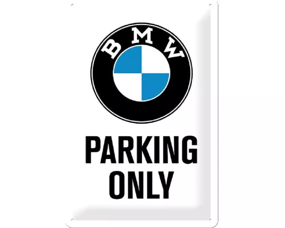 Nostalgic Art Schild BMW Parking Only 20 x 30 cm, Metall