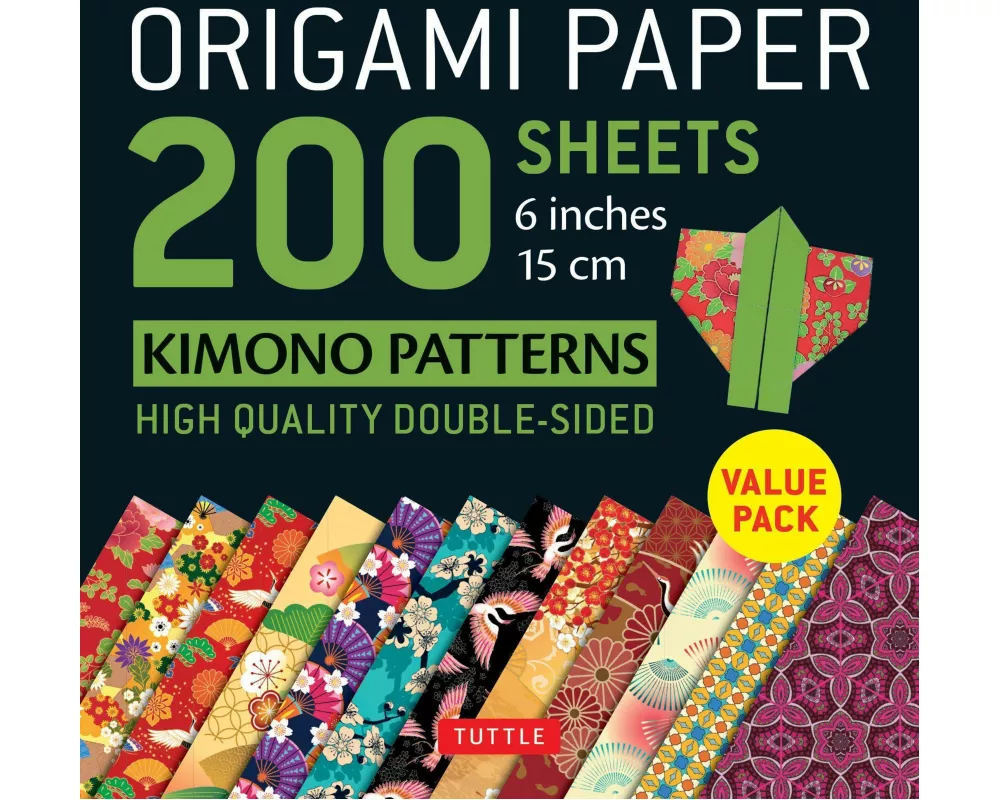 Origami Paper 200 sheets Kimono Patterns 6 (15 cm)