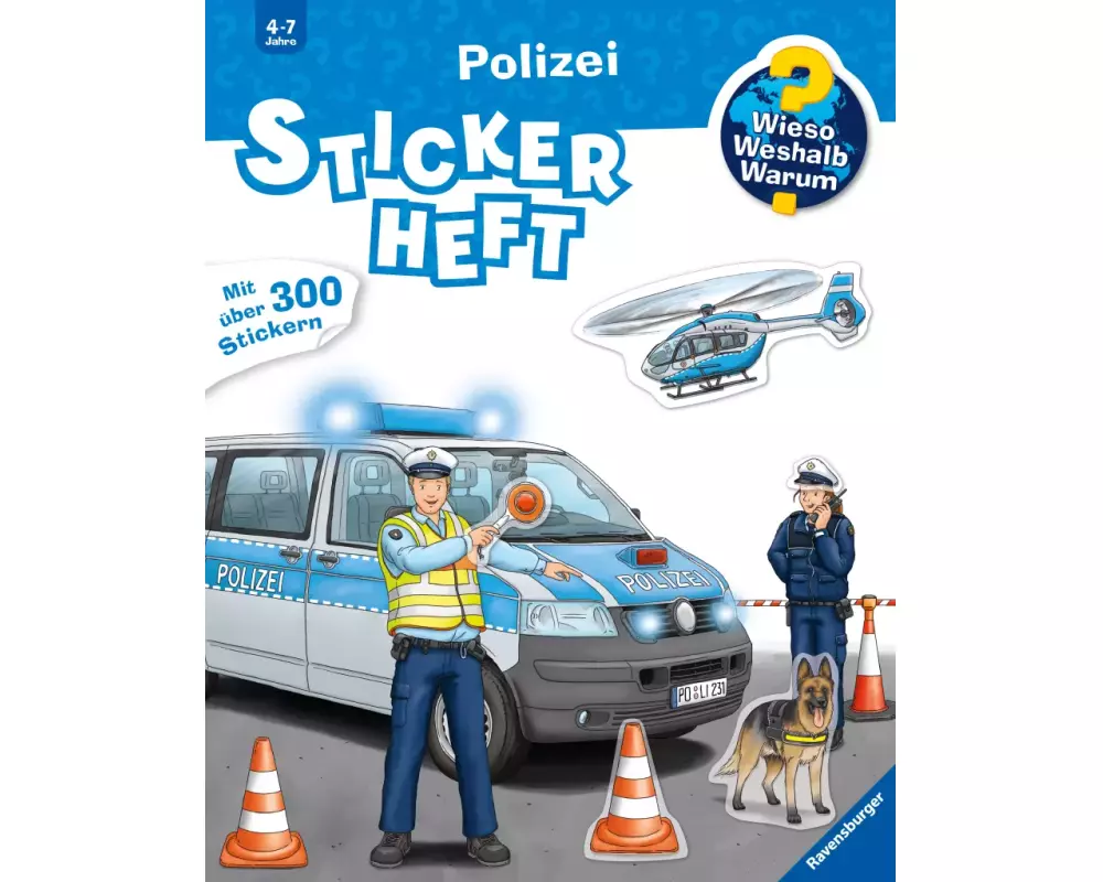 Wieso? Weshalb? Warum? Stickerheft - Polizei