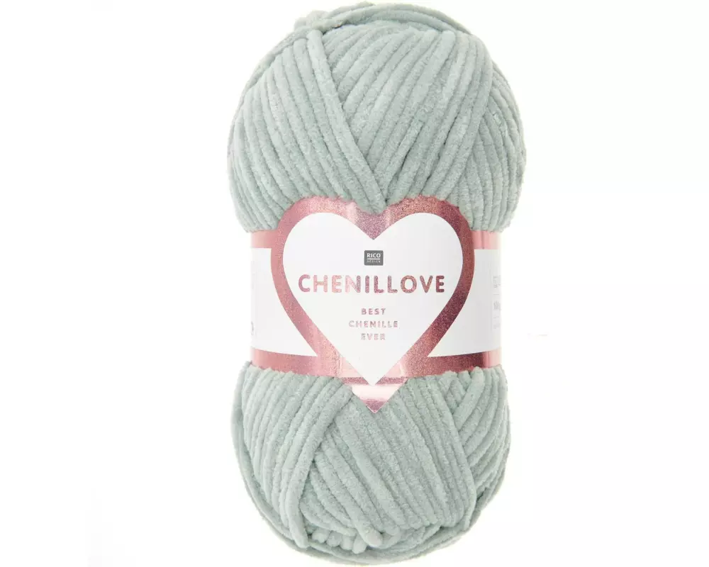 Rico Design Wolle Chenillove 100 g, Aqua