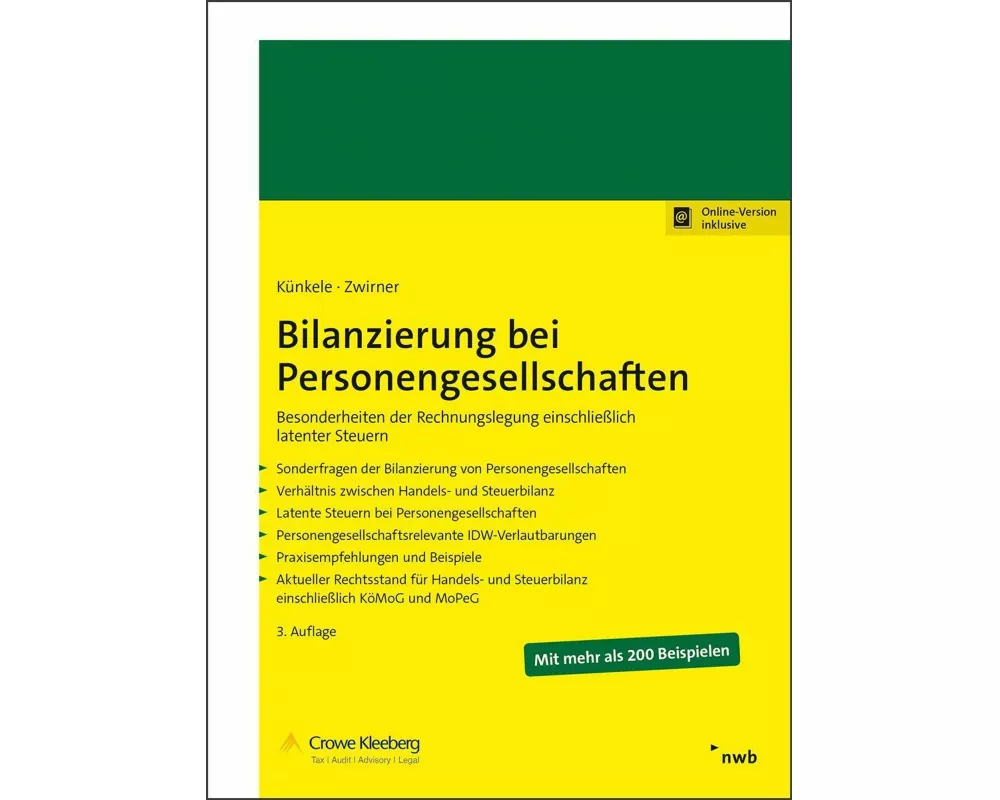 Bilanzierung bei Personengesellschaften