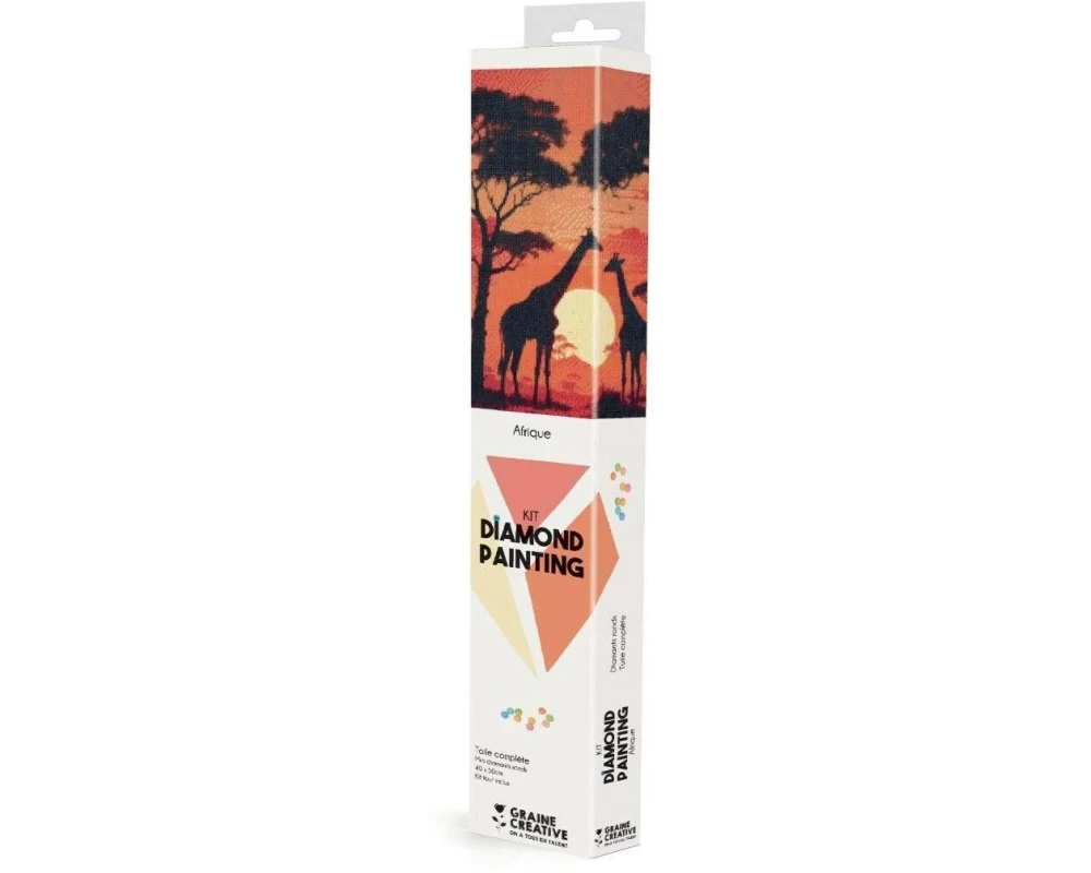 Graine Créative Bastelset Diamond Painting Afrika 40 x 50 cm