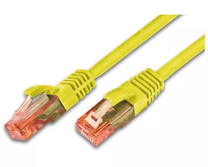 Wirewin Patchkabel RJ-45 - RJ-45, Cat 6, UTP, 1 m, Gelb