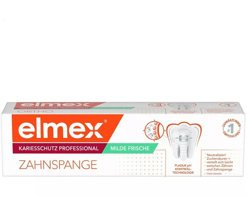 elmex Karriesschutz Professional & Zahnspange 8-18 Jahre 75 ml