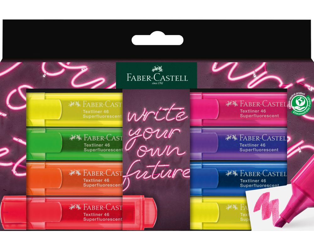 FABER-CASTELL Textliner TL 46 254601 8er Etui GenZ