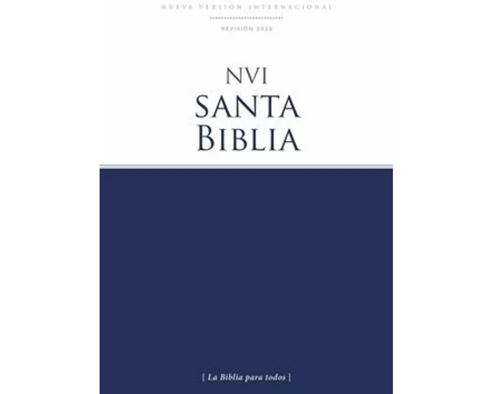 NVI, Santa Biblia, Revisión 2022, Edición económica, Tapa rústica
