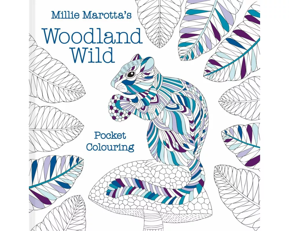Millie Marotta's Woodland Wild pocket colouring