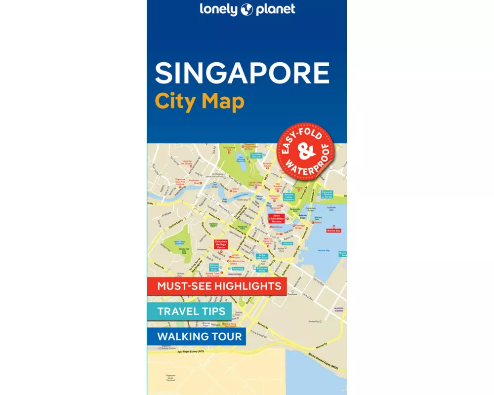 Lonely Planet Singapore City Map