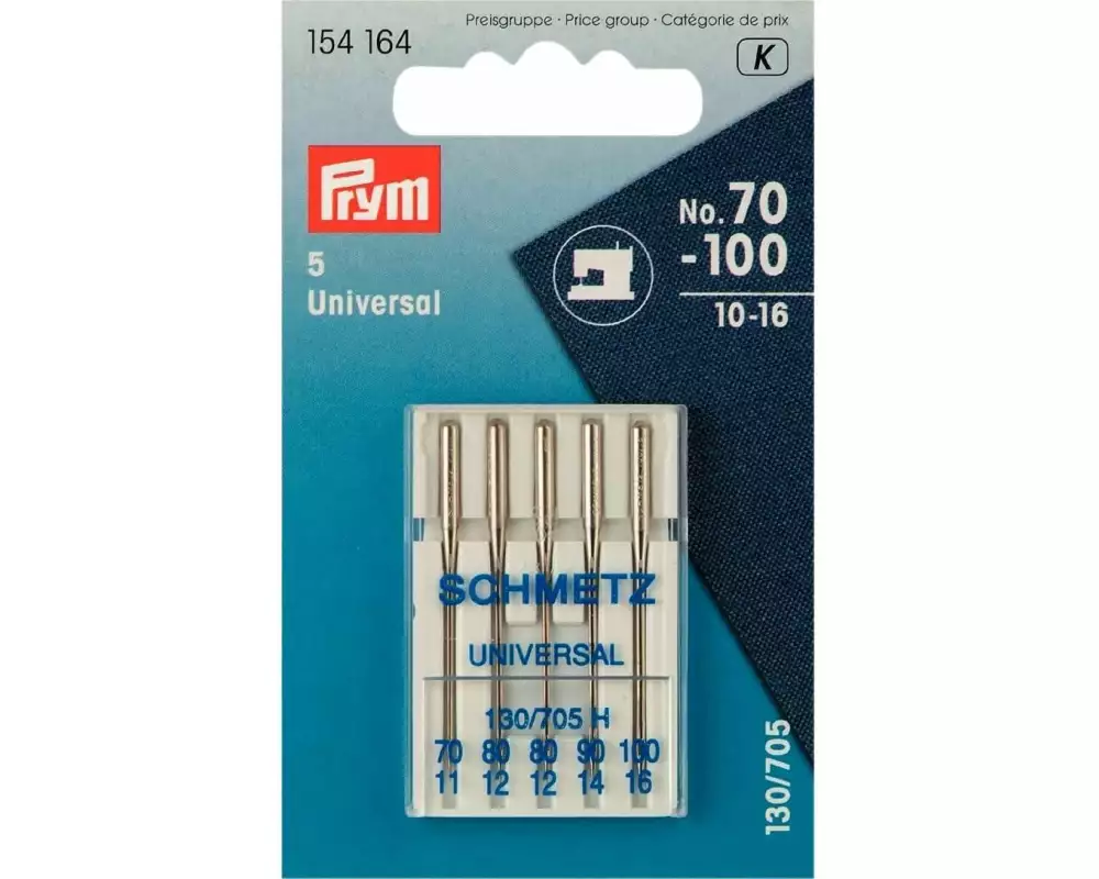 Prym Nähmaschinennadel Nr. 70 - 100 Standard, 5 Stück