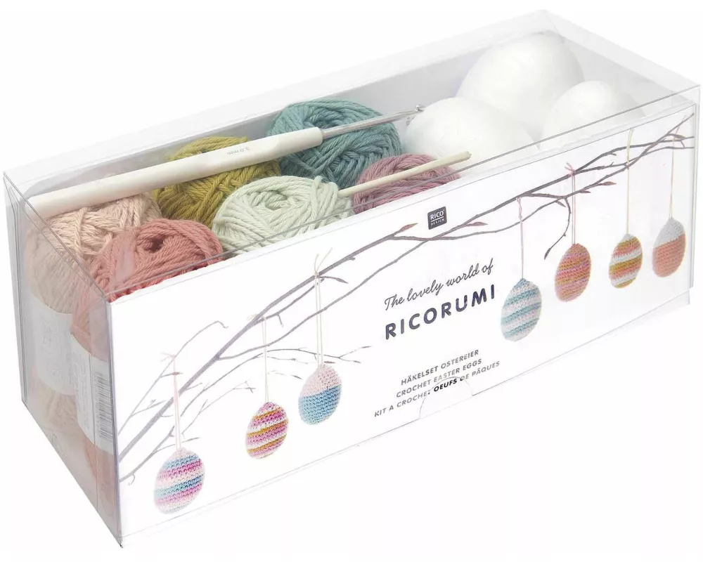 Ricorumi Häkelset "Ostereier Earthy"