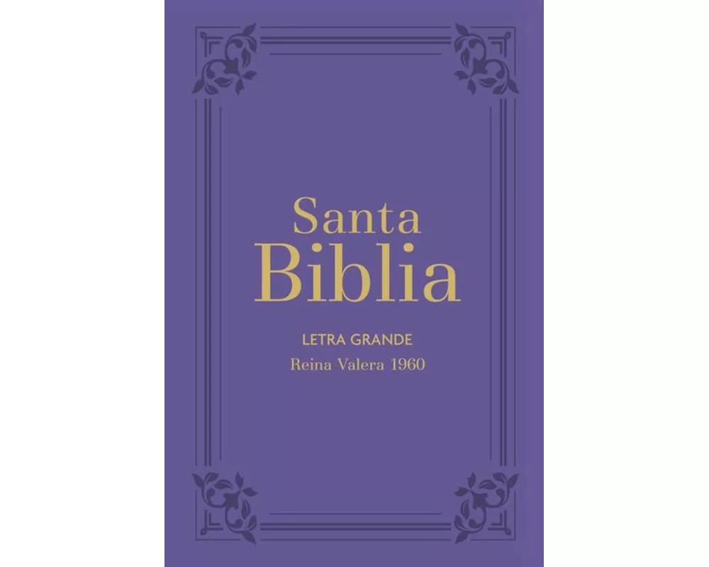 Biblia Rvr60 Letra Grande/Tamaño Manual - Lila Con Indice Y Cierre (Bible Rvr60 Lp/Pocket Size - Lilac with Index and Closure)
