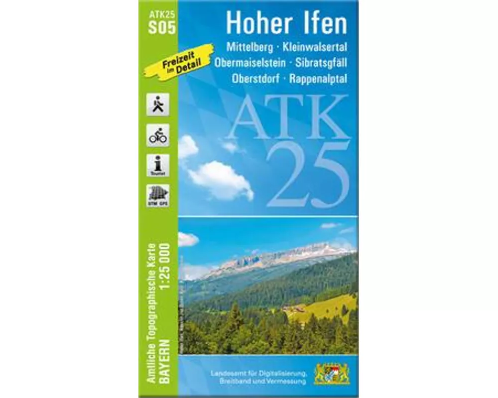 ATK25-S05 Hoher Ifen (Amtliche Topographische Karte 1:25000)