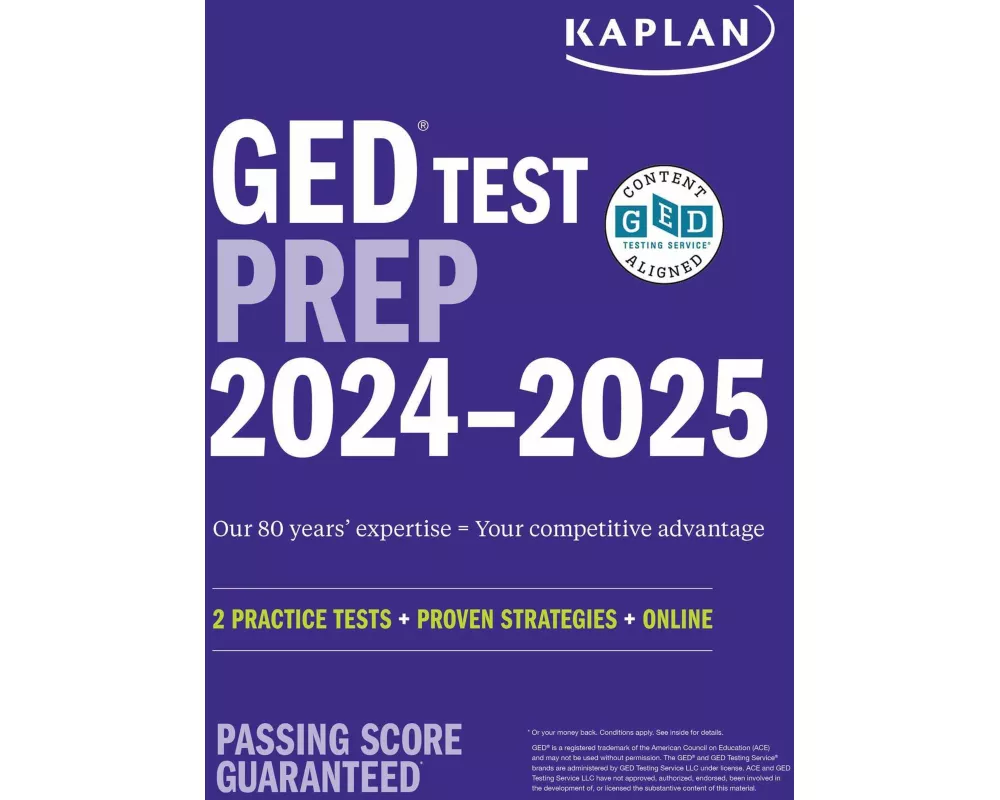 GED Test Prep 2024-2025: Includes a Diagnostic Pretest, 2 Full Length Practice Tests, 1000+ Practice Questions, and 40+ Online Videos