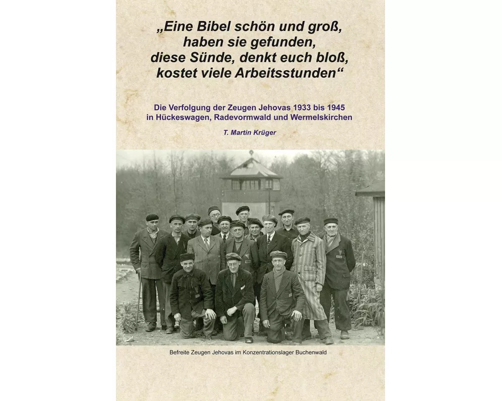 "Eine Bibel schön und groß, haben sie gefunden, diese Sünde, denkt euch bloß, kostet viele Arbeitsstunden"