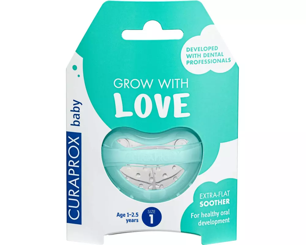 CURAPROX Baby Schnuller Grösse 1 Türkis