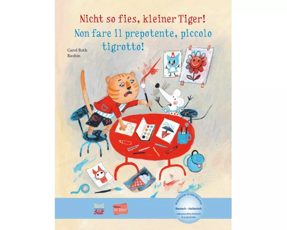 Nicht so fies, kleiner Tiger! (Deutsch-Italienisch)