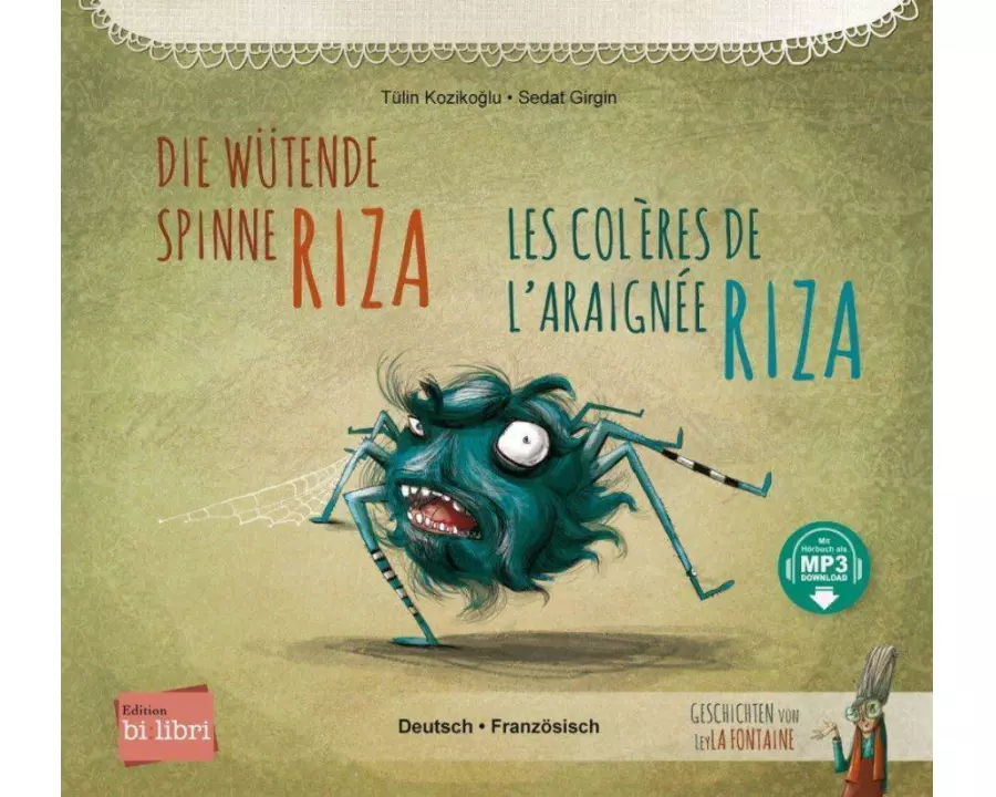 Die wütende Spinne Riza (Deutsch-Französisch)
