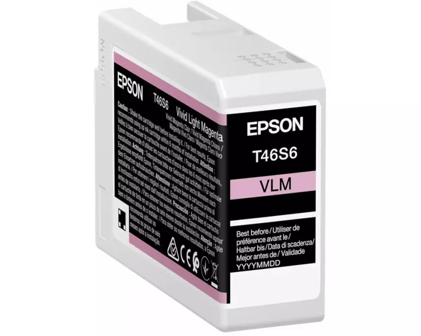 EPSON Singlepack Vivid Light Magenta T46S6 UltraChrome Pro 10 ink 26ml