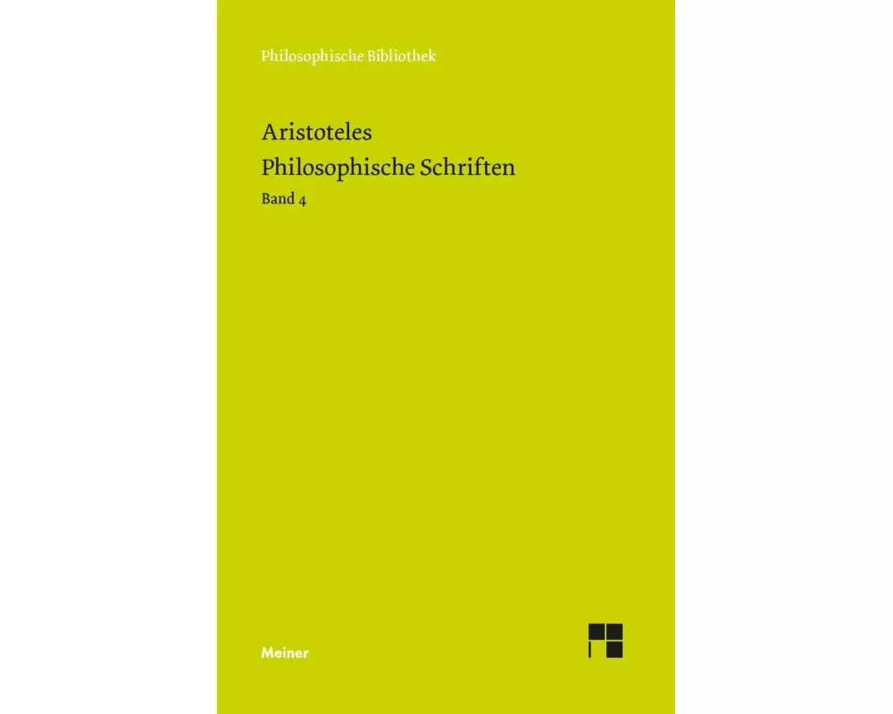 Philosophische Schriften. Band 4