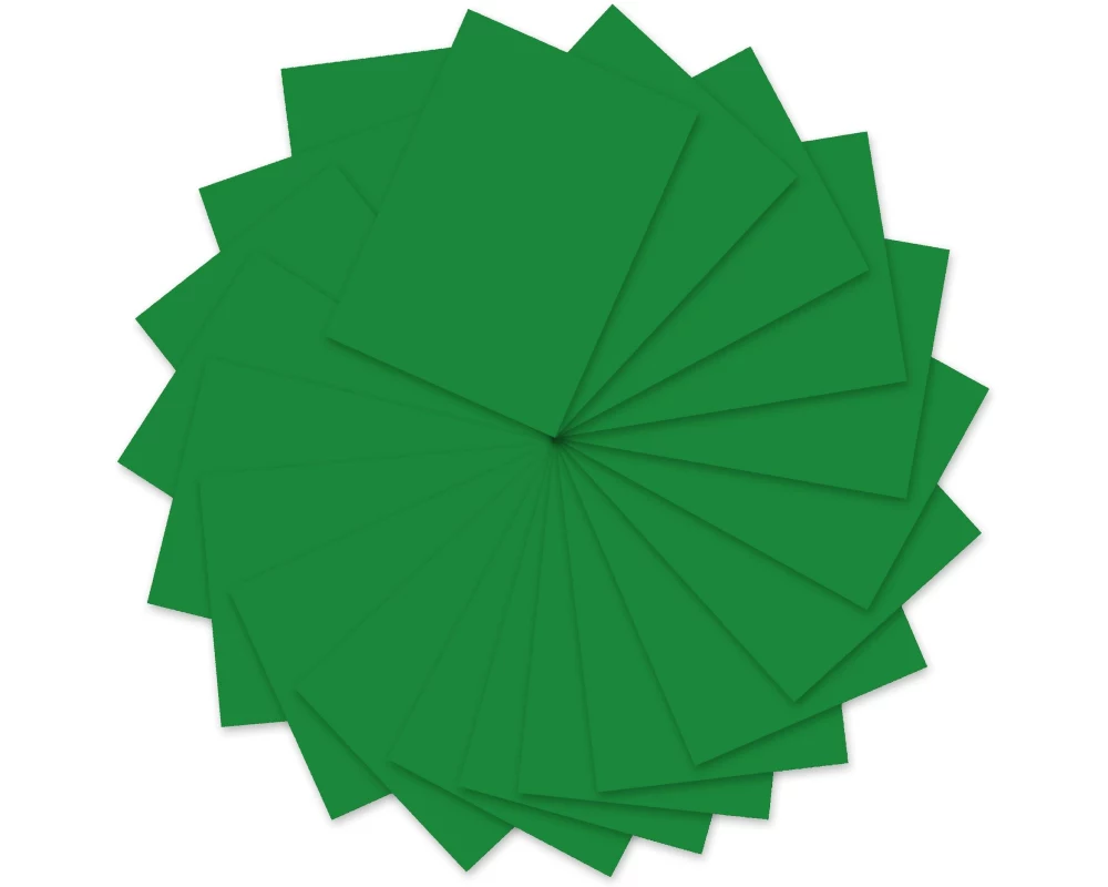 URSUS Tonzeichenpapier A4, 130 g/m², 100 Blatt, Lindgrün