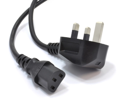 C13 (KETTLE) TO UK POWER CORD