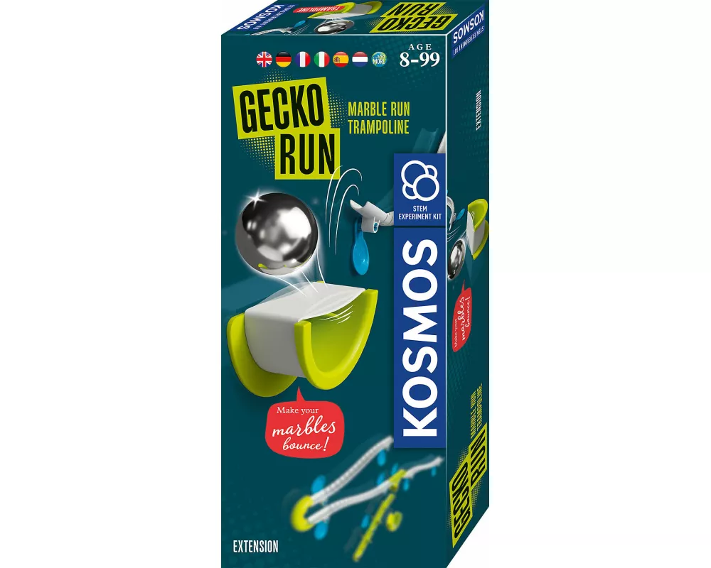 Gecko Run Marble Run Trampoline INT