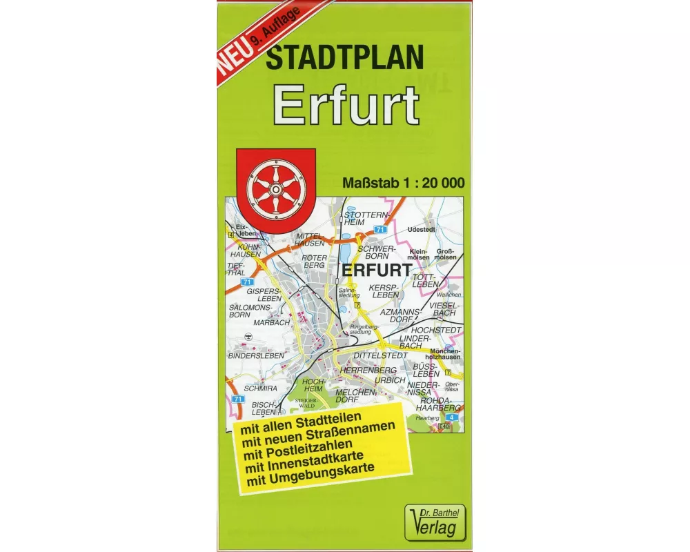 Stadtplan Erfurt
