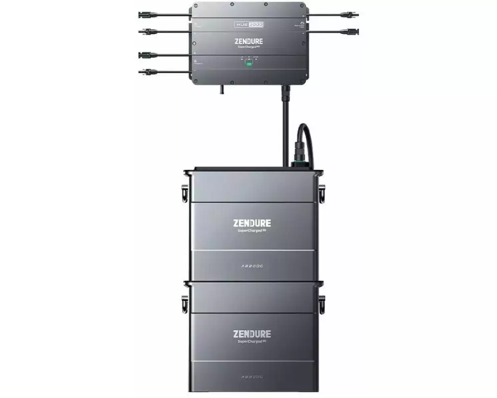 Zendure Energiespeicher SolarFlow 3840 Wh Kit mit 2 Batterien