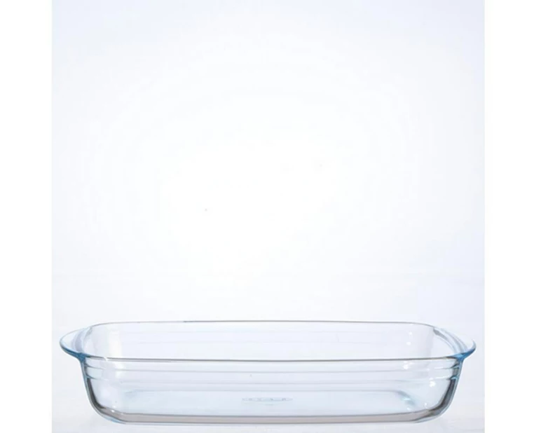 International Cookware Auflaufform 39 x 24 cm Eckig, Transparent
