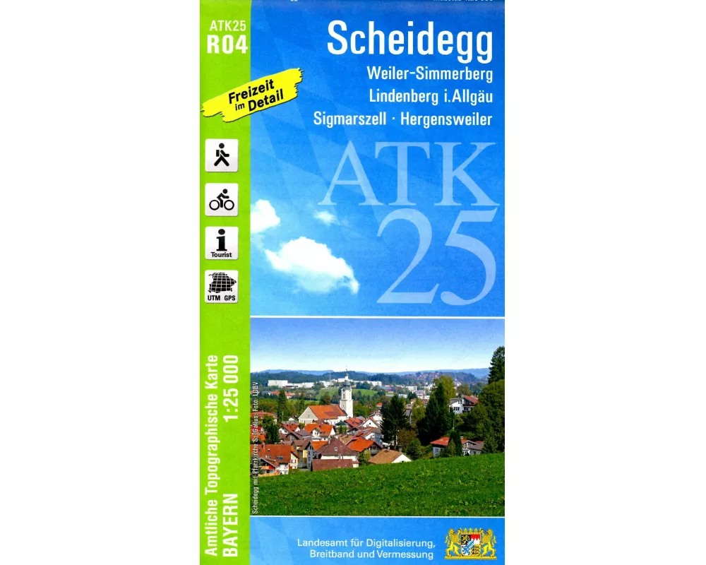 ATK25-R04 Scheidegg (Amtliche Topographische Karte 1:25000)