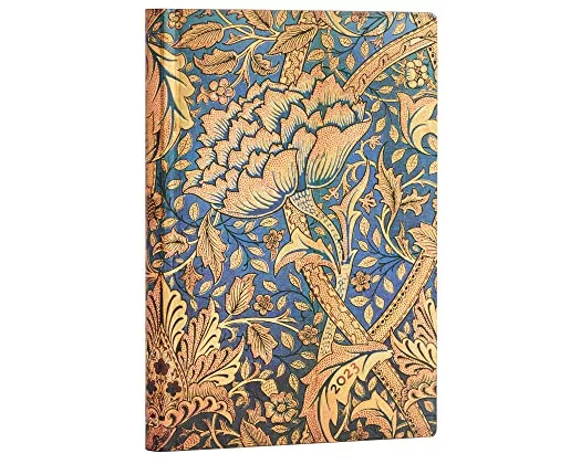 Morris Windrush (William Morris) Midi 12-month Dayplanner 2024