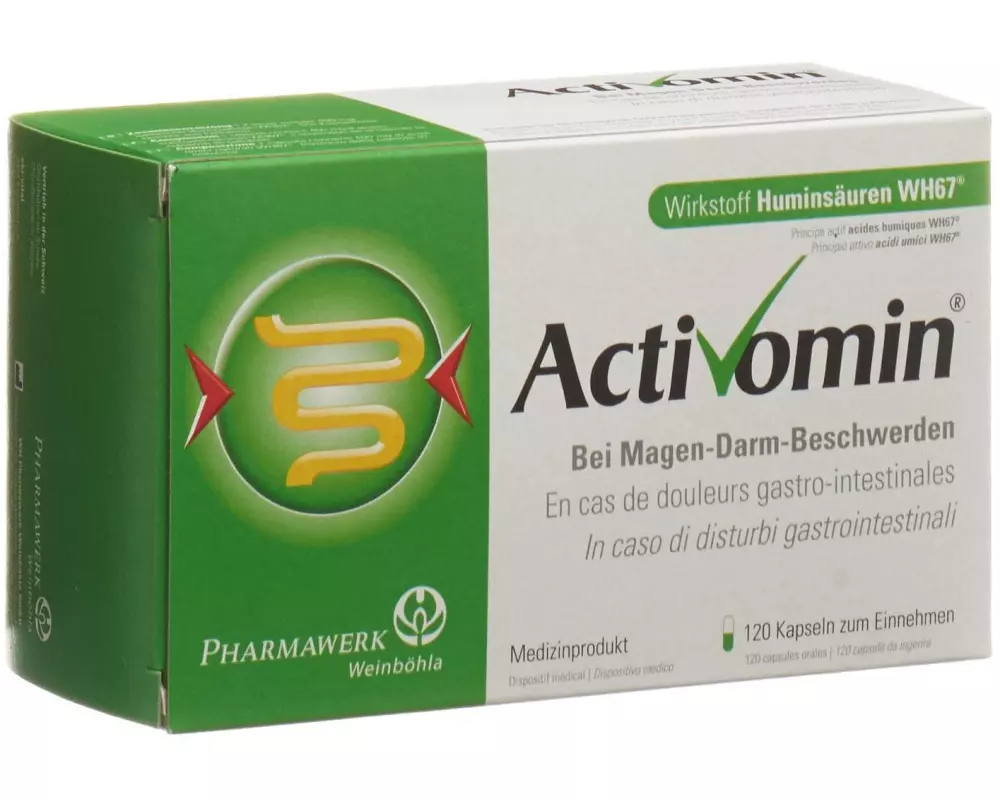 Activomin Bei Magen-Darm-Beschwerden 120 Kapseln