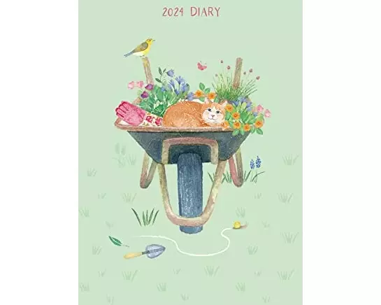 Wheelbarrow A6 Diary 2024