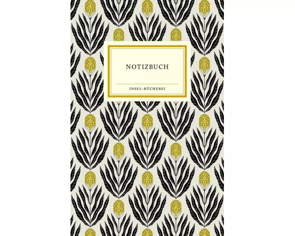 Notizbuch Insel-Bücherei »Goldene Protea«