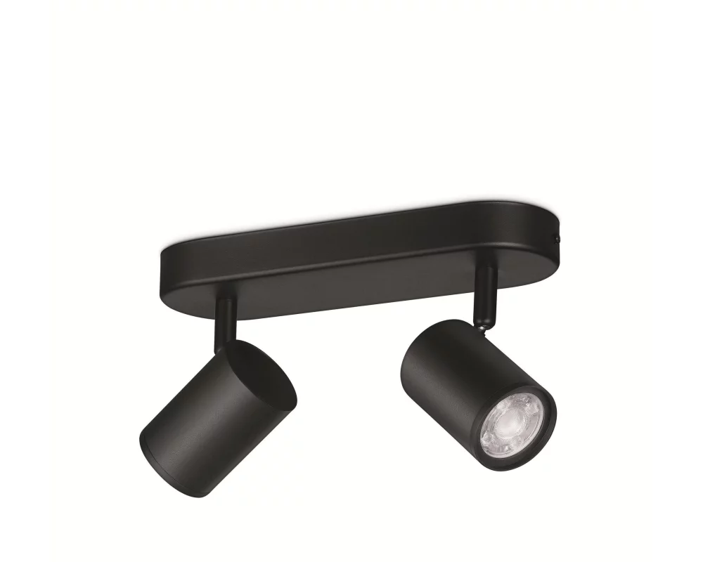 WiZ IMAGEO 2er Spot Tunable White & Color Deckenleuchte Schwarz