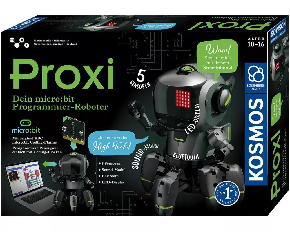 Kosmos Experimentierkasten Proxi – Programmier-Roboter