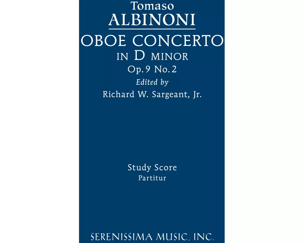 Oboe Concerto in D minor, Op.9 No.2