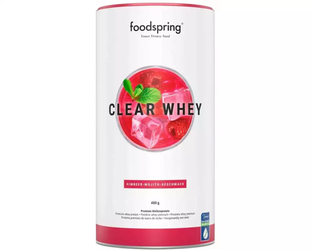 Foodspring Pulver Clear Whey Himbeere/Mojito