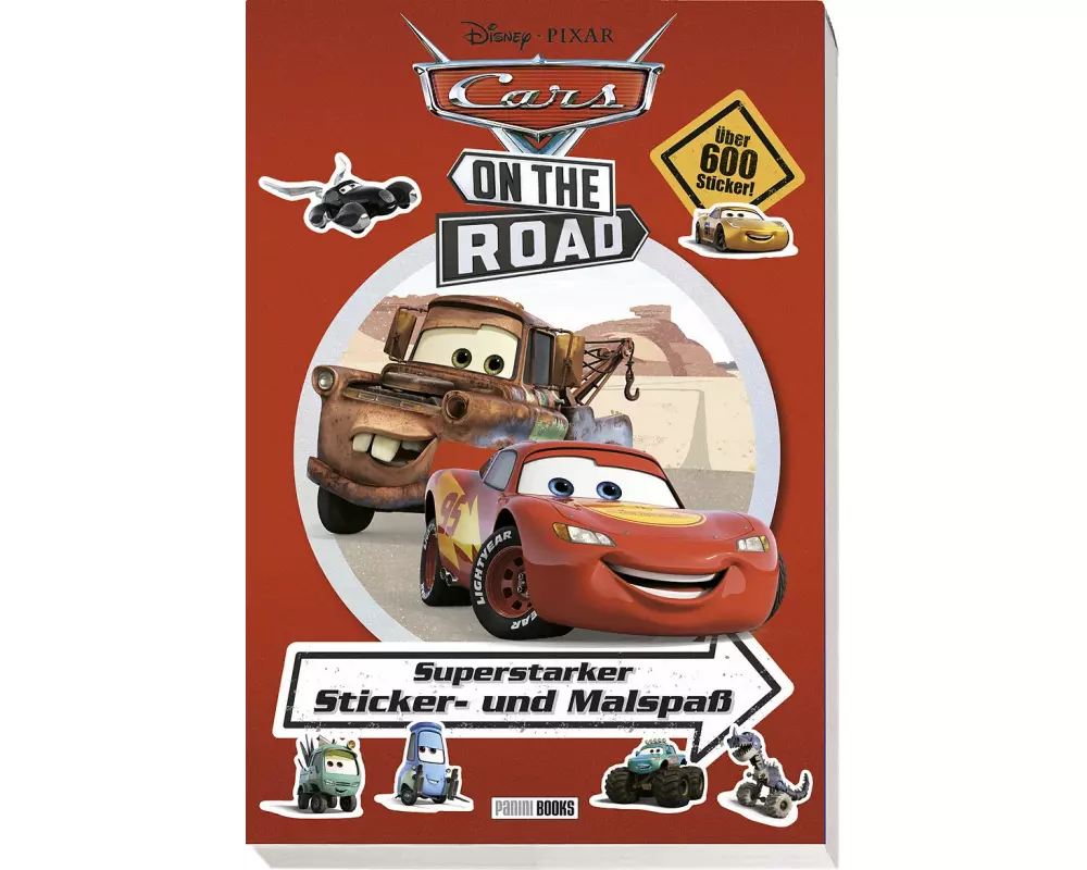 Disney PIXAR Cars On The Road: Superstarker Sticker- und Malspaß