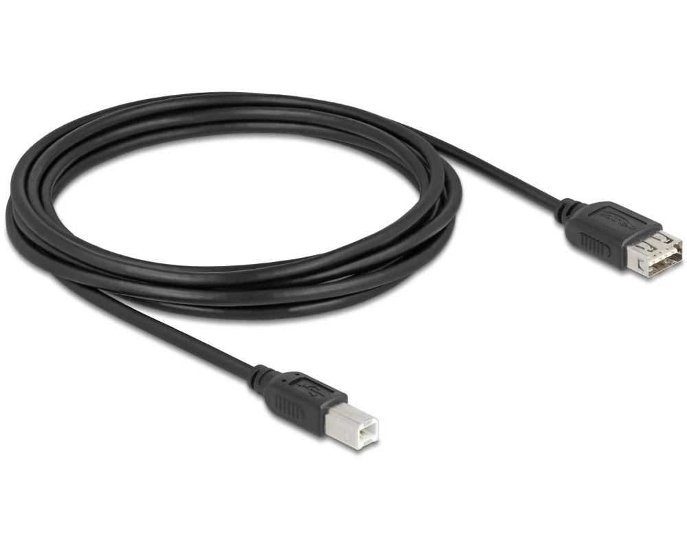 Delock USB 2.0-Kabel USB-A - USB-B 3 m