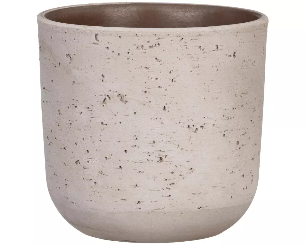 scheurich Blumentopf Basalto 14.2 cm, Grau