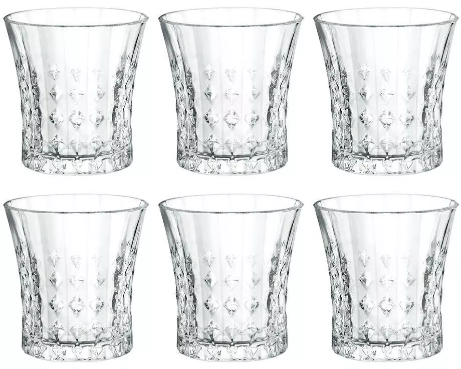 Tognana Tognana Trinkgläser Josephine 280 ml, 6 Stück, Transparent
