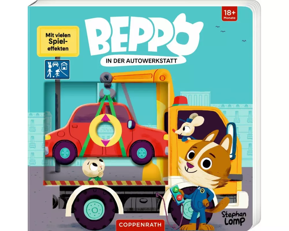 Beppo in der Autowerkstatt