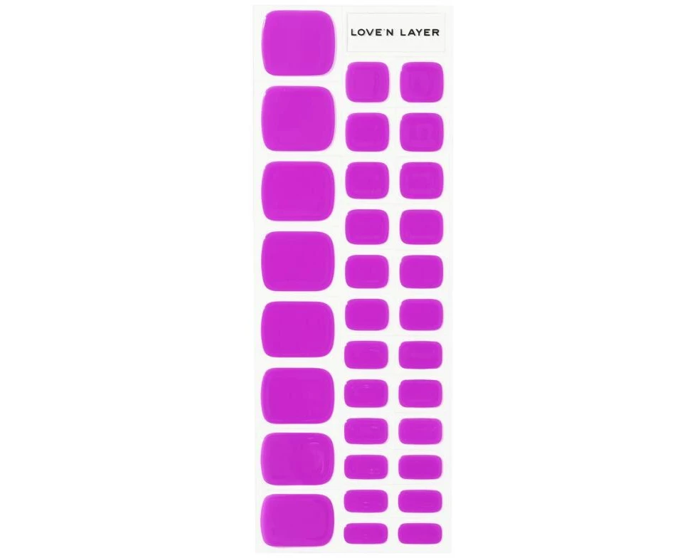 LoveNLayer Solid Toe Dahlia Purple Dahlia Purple