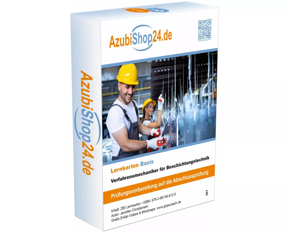 AzubiShop24.de Lernkarten Verfahrensmechaniker für Beschichtungstechnik