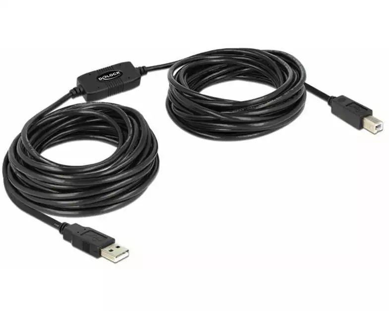 Delock USB 2.0-Kabel USB-A - USB-B 11 m