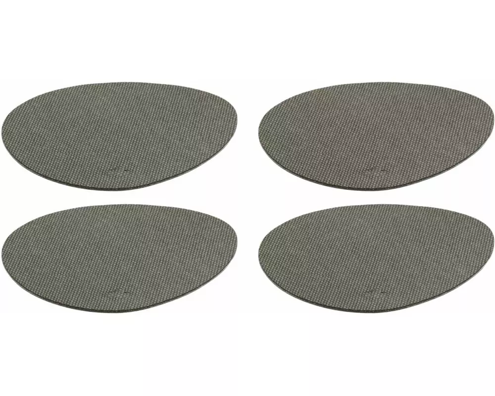 Leonardo Glasuntersetzer Gocce 4 Stück, Grau