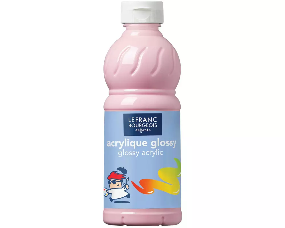 LEFRANC Acrylfarbe Glossy 500 ml, Rosa